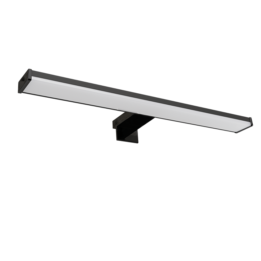 LED ОСВЕТИТЕЛНО ТЯЛО ЗА БАНЯ – ЗА ОГЛЕДАЛО, СТЕНА И ШКАФ, 8W, 4000К, ЧЕРНО, IP44
