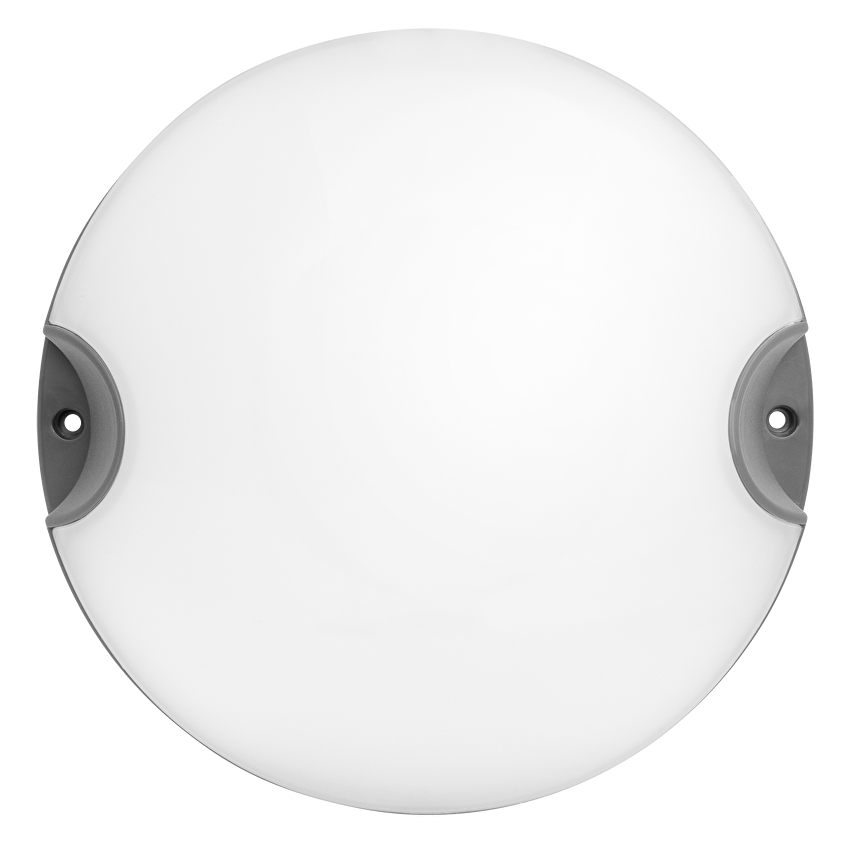 LED ПЛАФОНИЕРА КРЪГ, СИВА, 11W, 4000K, 220-240V AC, НЕУТРАЛНА СВЕТЛИНА, IP54