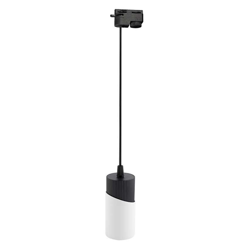 ТЯЛО ЗА РЕЛСОВ МОНТАЖ, ВИСЯЩО, ДВУПРОВОДНО, GU10, 220-240V AC, IP20, ЧЕРНО&БЯЛО