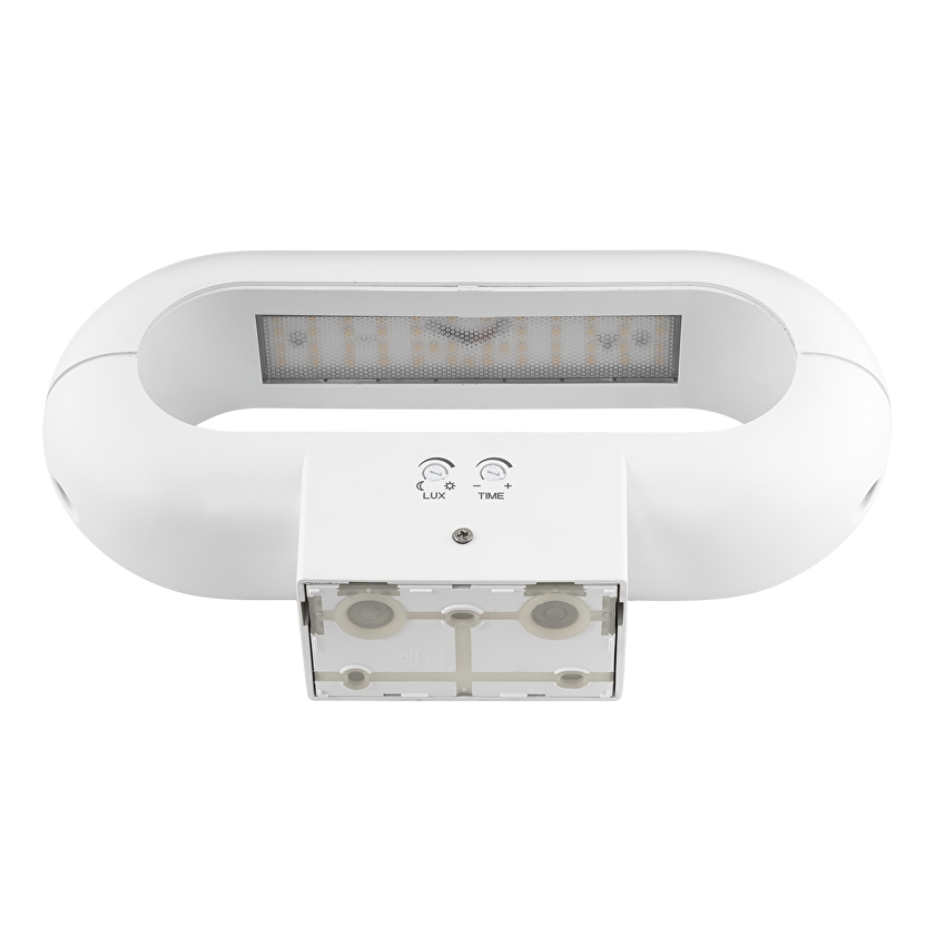 LED ЛАМПА С PIR СЕНЗОР ЗА ДВИЖЕНИЕ, ЗА СТЕНА, БЯЛА, 18W, 4000K, 220-240V AC, IP65