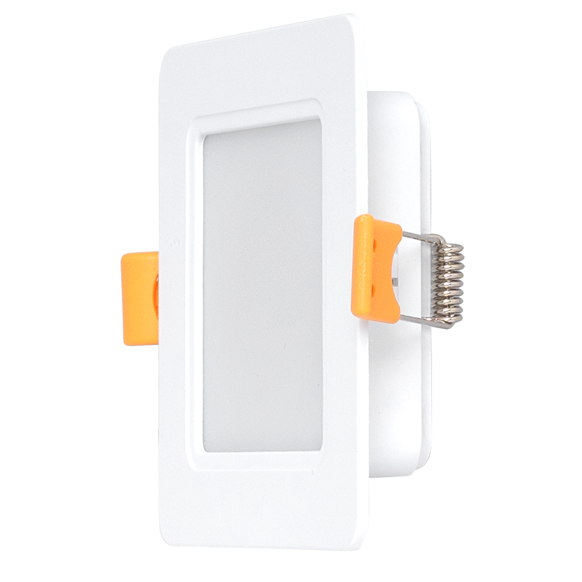 LED панел за вграждане, Квадрат, 5W, 4000K, Неутрална светлина, 220V-240V AC, Неутрална светлина