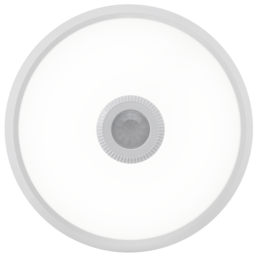LED ПЛАФОНИЕРА С PIR СЕНЗОР ЗА ДВИЖЕНИЕ, КРЪГ, БЯЛА, 15W, 4000K, 220-240V AC, НЕУТРАЛНА СВЕТЛИНА, IP20