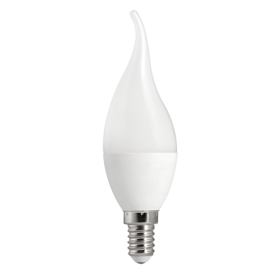 LED ЛАМПА ПЛАМЪК 5W, E14, 3000K, 220-240V AC, ТОПЛА СВЕТЛИНА