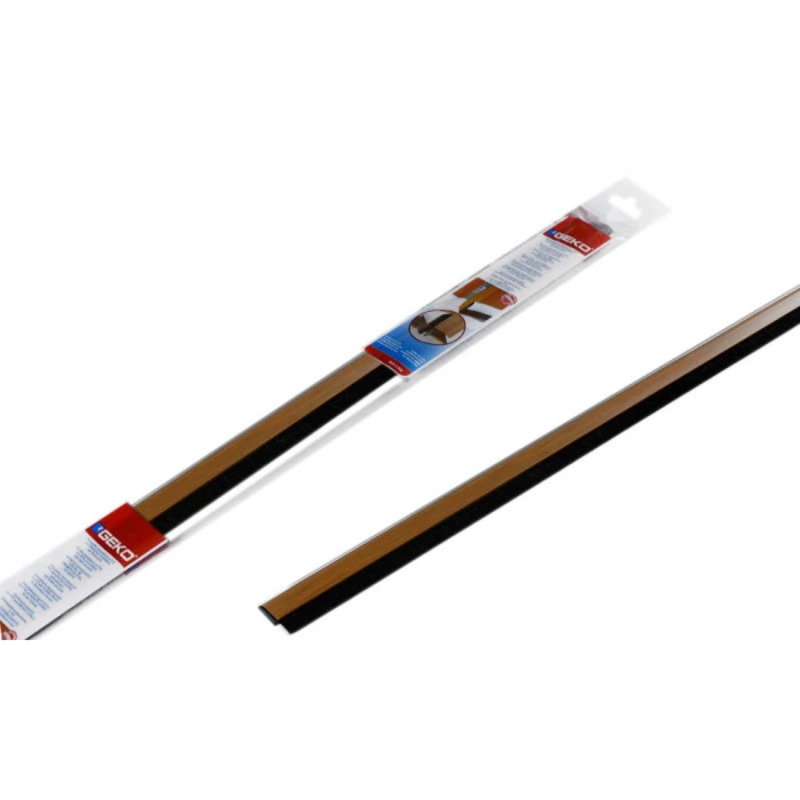 GEКO PVC Уплътнител под врата 1м, Орех