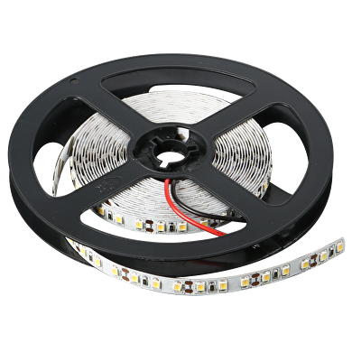 LED ЛЕНТА, 9.6W/M, 3000K, 12V DC, SMD2835, 120 LEDS/M, IP65