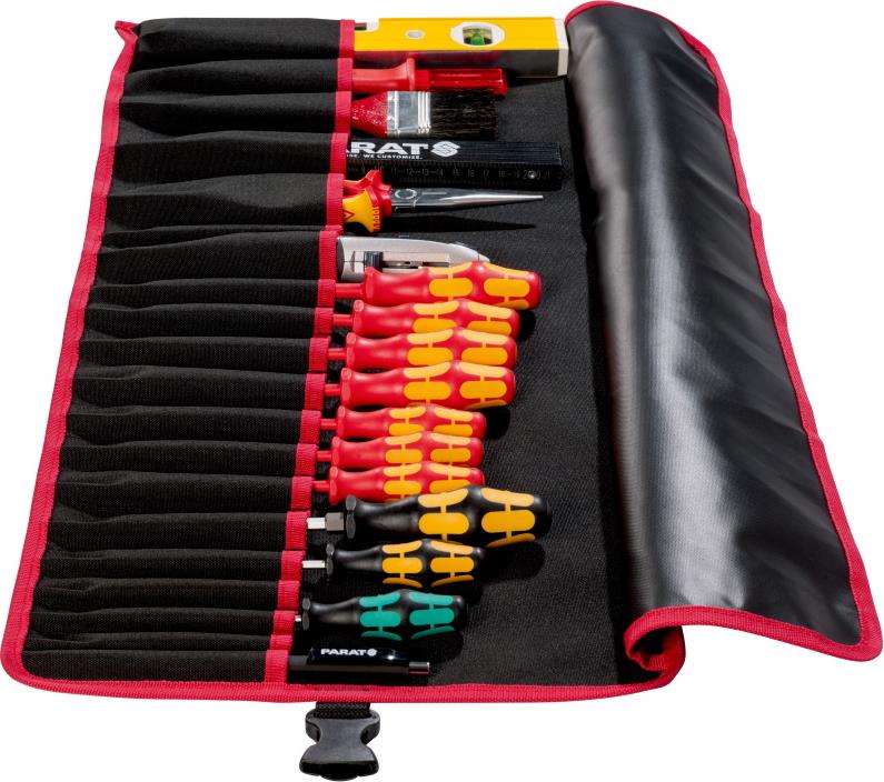 Калъф с пластмасова закопчалка BASIC Roll-Up Case 20 Ш74x33x0,5см синтетичен текстил 20 джоба PARAT