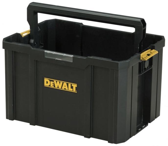 Куфар DeWALT пластмасов за инструменти 440х320х275 мм, черен, DWST1