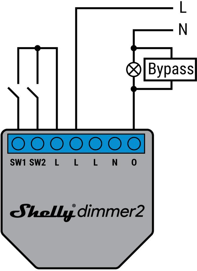 Активен компенсатор за LED лампи Shelly Bypass