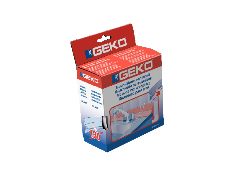 GEKO. Водонепропусклива лайсна за кухненски шкаф 130см Прозрачна