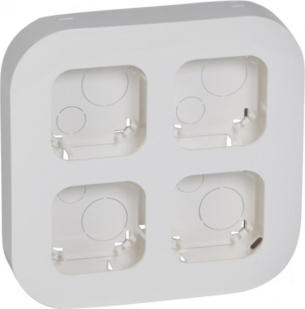 Конзола за 4 механизма Forix IP21 откриж цвят Бял Forix Legrand