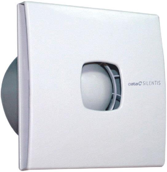 Вентилатор SILENTIS10 ф100мм, цвят Бял, 98м3/ч, 15W, 37dB комплект с клапа CATA