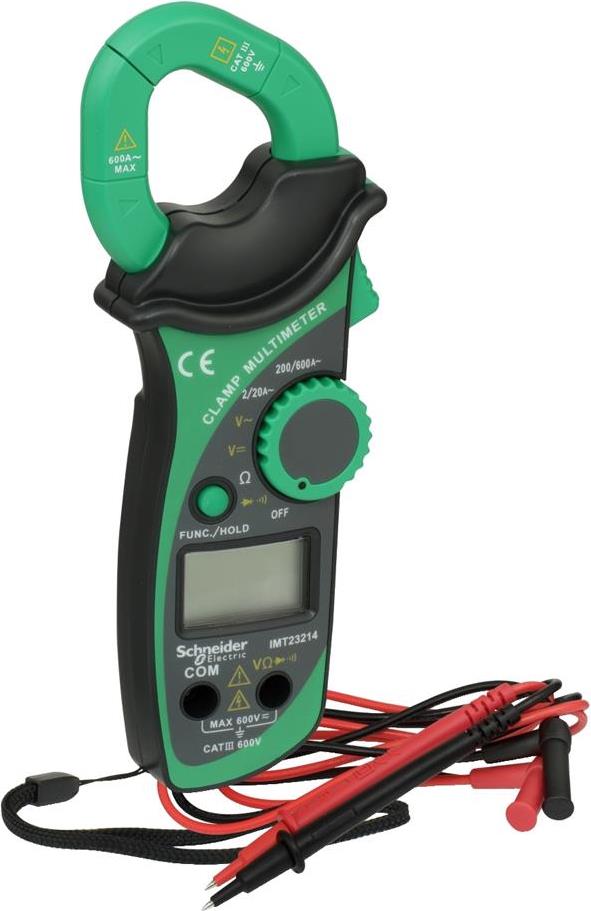 Дигитални амперклещи измерва AC/DC 2-600V, 200Ohm, AC 2-600A кат.III до 600V Thorsman SE