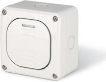 Еднополюсен ключ 20A за открит монтаж IP 66, серия Protecta, Scame