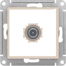 TV розетка RJ45 CAT.6 – Бял
