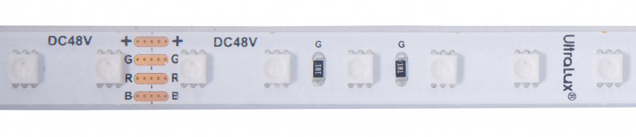 Професионална LED лента SMD4040, 16W/M, RGB, 48V DC, 84LED/M, IP67, 10м