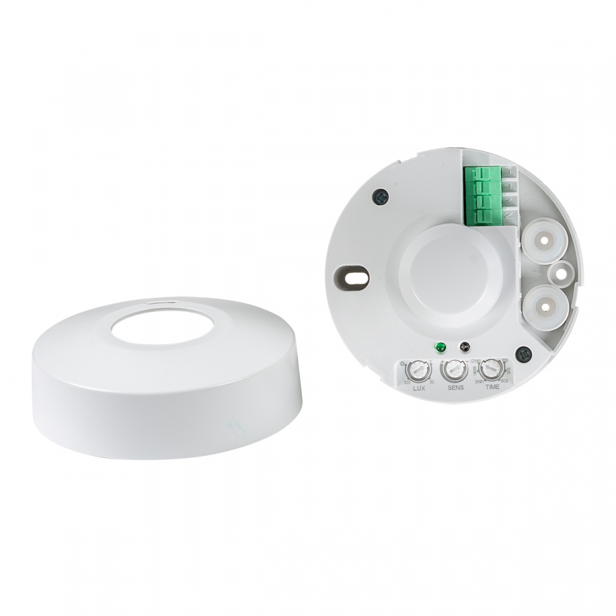 МИКРОВЪЛНОВ СЕНЗОР ЗА ОТКРИТ МОНТАЖ 360°, 1200W/300W, 9М, IP20