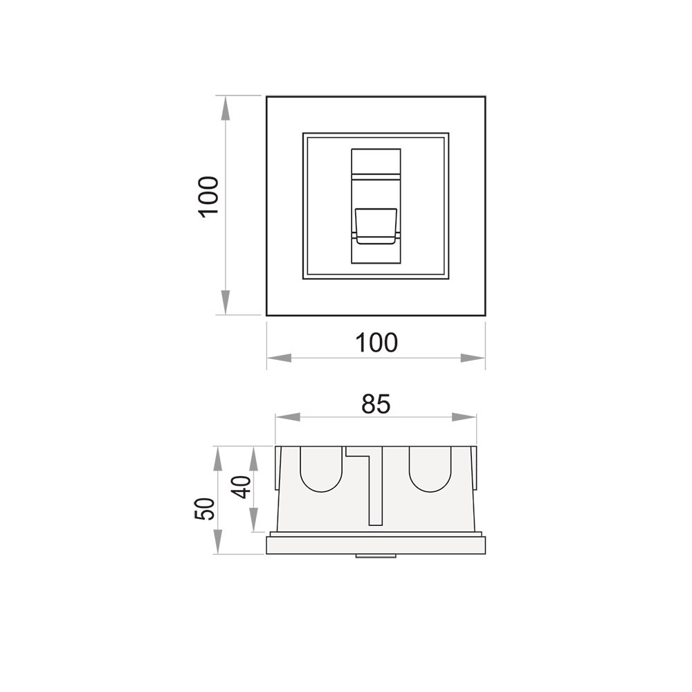 Бойлерно табло Скрит монтаж, 25A, 250V – Лабео
