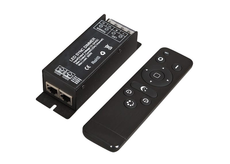 RF контролер за едноцветно LED осветление 300W(12V), 25А, 12-24V DC