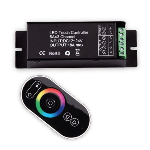 RF Touch контролер за RGB LED осветление 216W, 12-24V DC, 18A