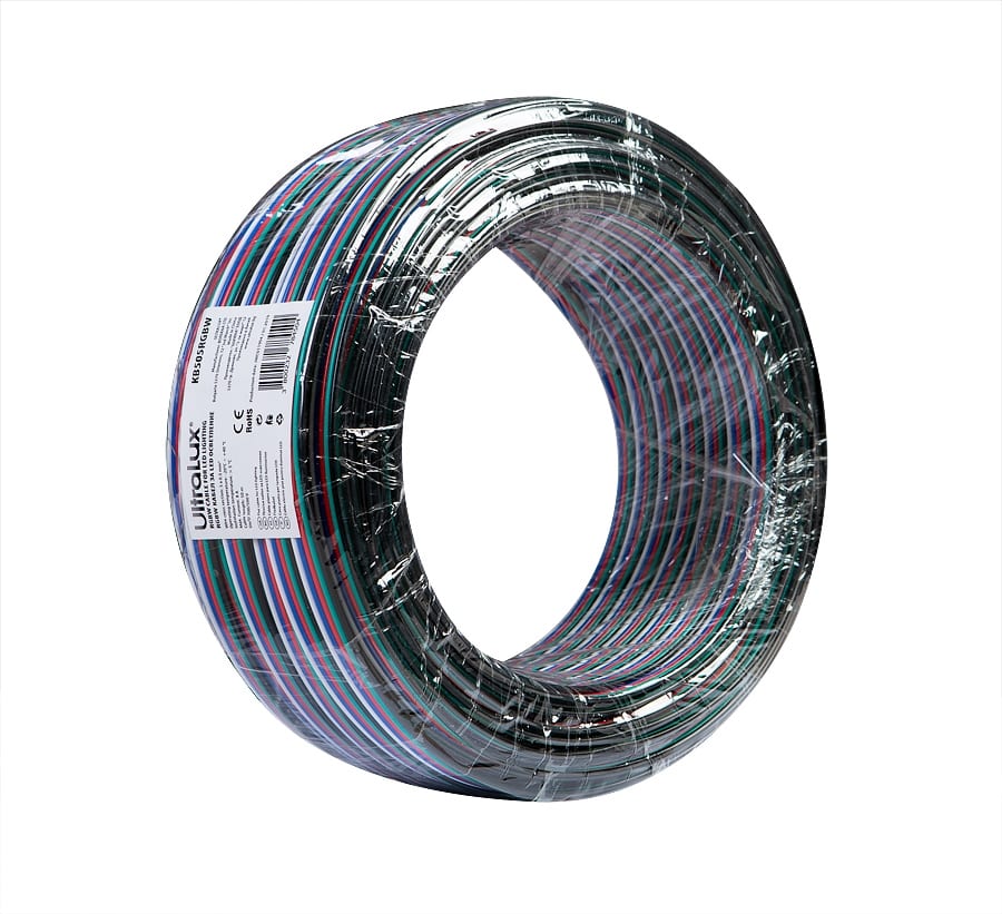Кабел RGBW 5×0.5mm2 50м