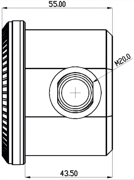 Микровълнов димиращ сензор 1-10V DC, 10м, 360°, 800W, IP65, 220V-240V AC