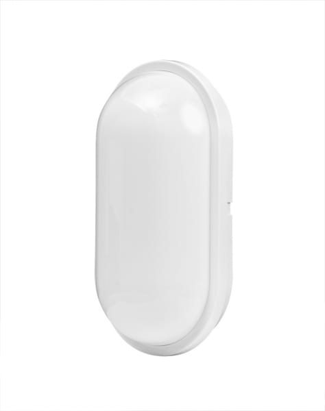 LED Влагозащитена плафониера 24W, 4200K, Eлипса, Бяла, 220V-240V AC, IP54, SMD 2835