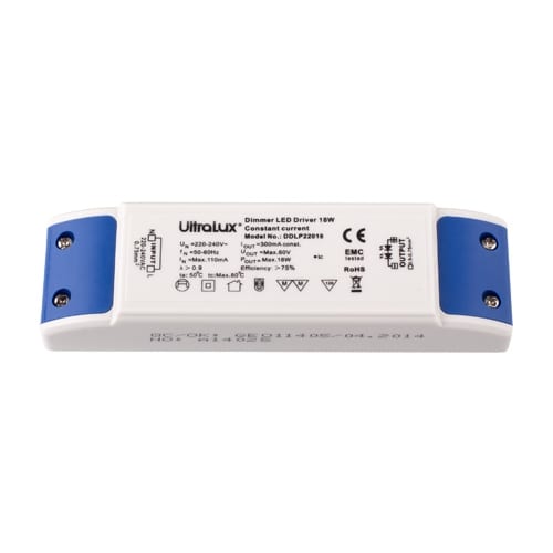 Недимиращ драйвер за LED панели 18W, 220V-240V AC