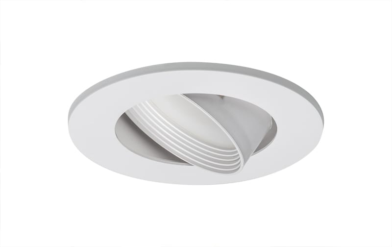 Луна за вграждане Подвижна, Кръг, Gu10, Бяла, Low glare