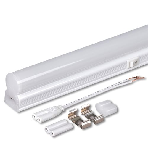 LED осв.тяло термопластик T5, 7W, 6000K, Студена светлина, 220V, 270°, SMD 2835