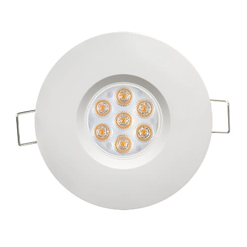 LED луна за вграждане насочена 6.5W, 4200K, IP44, 220V-240V AC, 45°, Неутрална светлина, Бяла, SMD 2835