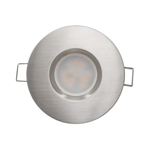 LED луна за вграждане 6.5W, 4200K, IP44, 220V-240V AC, 120°, Неутрална светлина, Сатиниран никел, SMD 2835