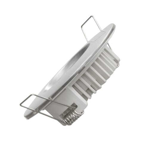 LED луна за вграждане 6.5W, 2700K, IP44, 220V-240V AC, 120°, Топла светлина, Бяла, SMD 2835
