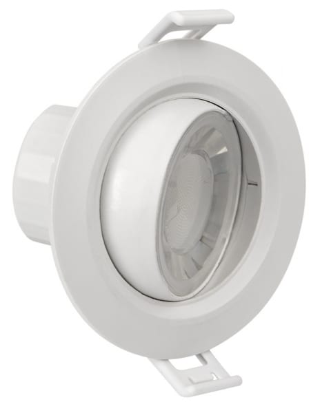 LED луна за вграждане подвижна 8W, кръг, 4200K, 220V-240V AC, 90°, Неутрална светлина, SMD 2835