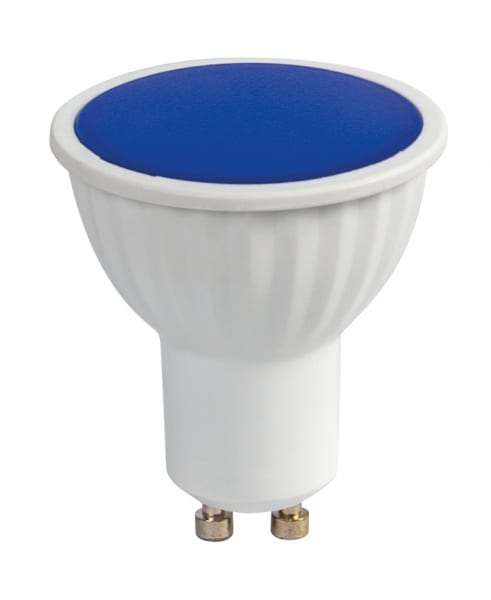 LED луничка 5W, Синя светлина, Gu10, 220V-240V AC, 120°, SMD 2835