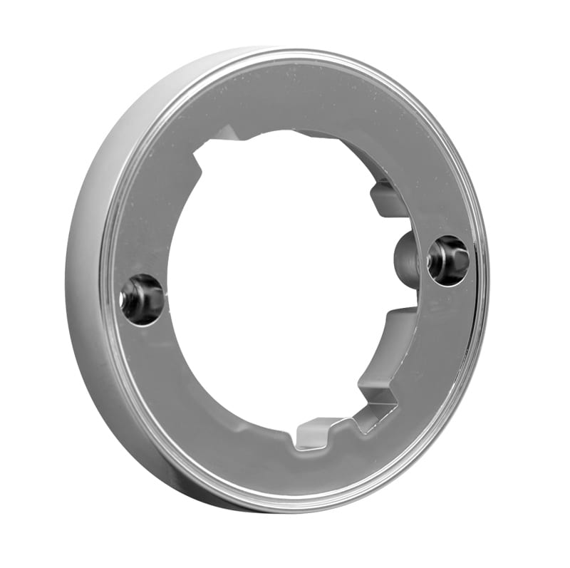 Мебелна светодиодна луна кръг, 1.5W, 4000K, Хром, 12V DC, 120°, Неутрална светлина, SMD 3014
