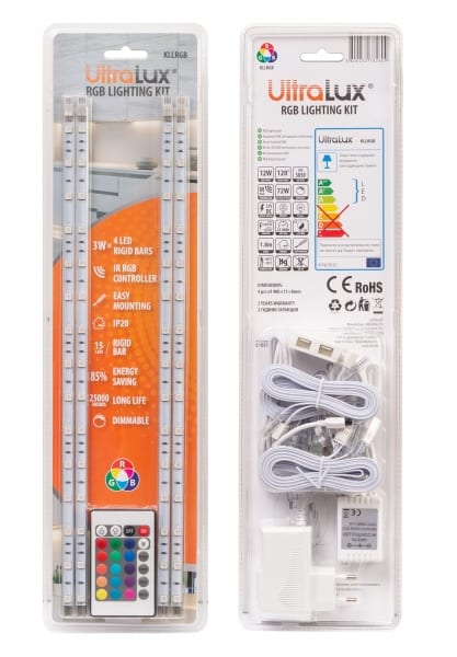 Комплект RGB светодиодно осветление, 12W, RGB, 220V-240V AC, 120°, SMD 5050