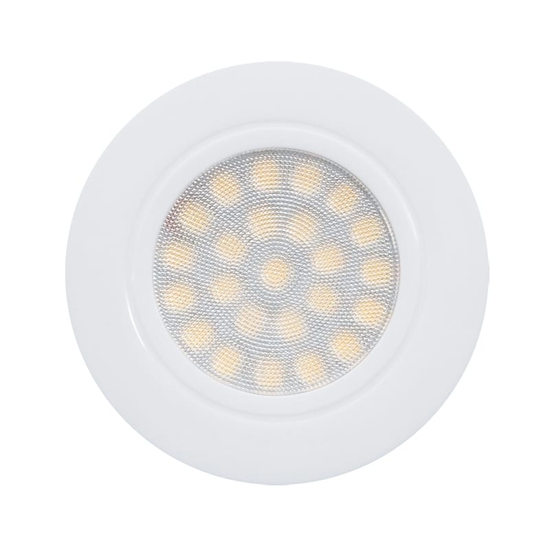 Мини LED луна за вграждане, 4W, 4200K, IP44, Бяла, 220V-240V AC, 60°, Неутрална светлина, SMD 2835