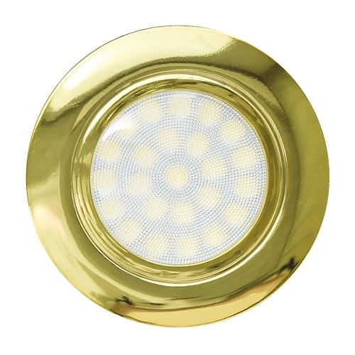 Мини LED луна за вграждане, 4W, 4200K, IP44, Злато, 220V-240V AC, 60°, Неутрална светлина, SMD 2835