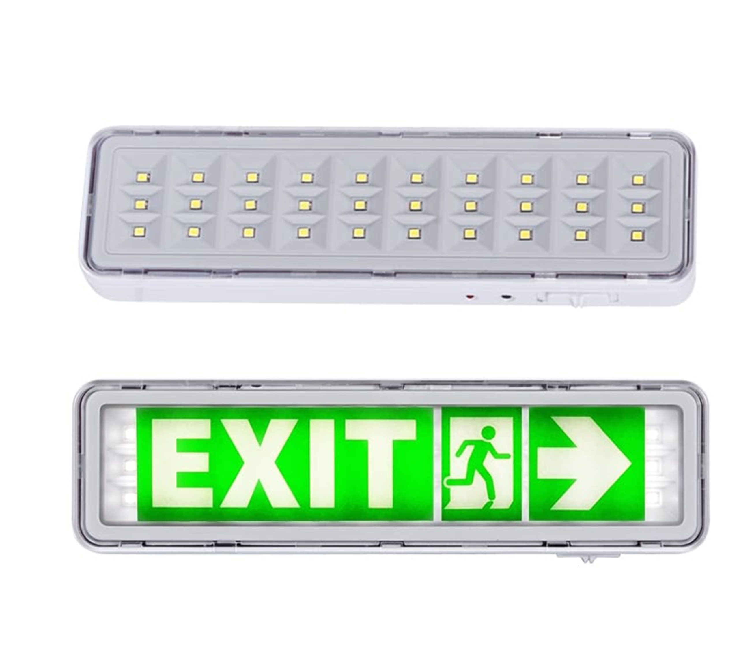 LED Осветително тяло с вградена батерия 2W, 6500K, 220V-240V AC, Студена светлина, 120°, SMD 2835