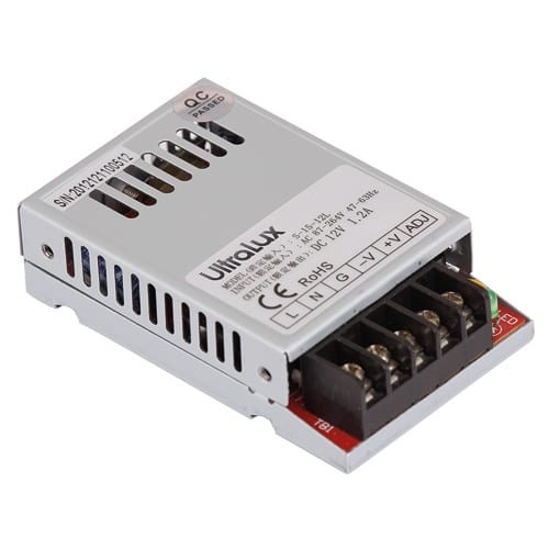 Захранване за светодиодна лента, Невлагозащитено, 15W, 12V DC