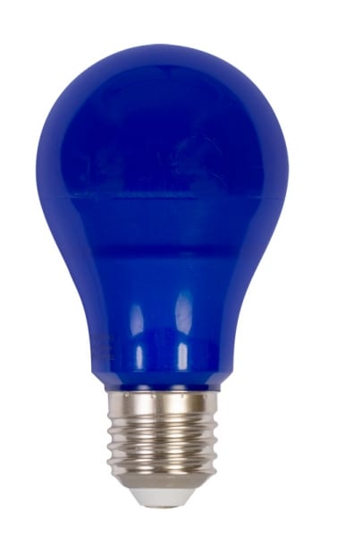 LED крушка 6W, E27, Синя светлина, 200°, 220V-240V AC, Blue, SMD 2835