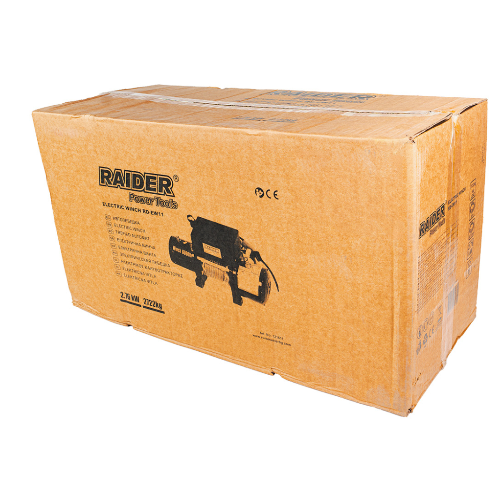Автолебедка 12V 2722kg 6000lbs 2.76 kW Ø7.2mm 24m RD-EW11