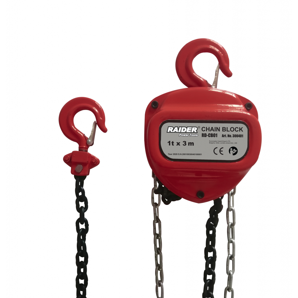 Лебедка с верига 1tх3m RD-CB01