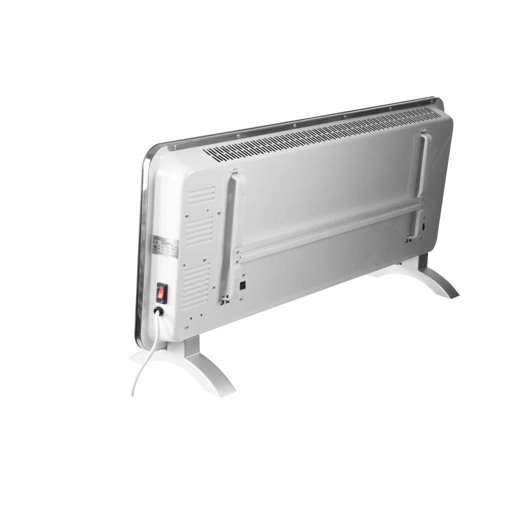 Конвектор със стойка 2kW черно стъкло LED RD-PH03