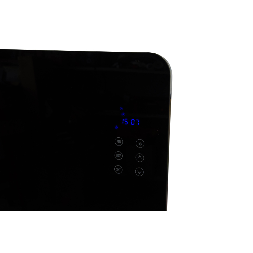 Конвектор със стойка 2kW черно стъкло LED RD-PH03