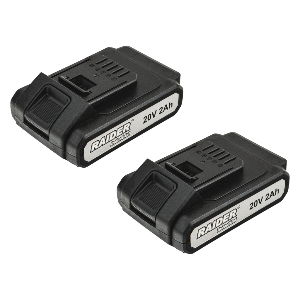 Винтоверт ударен безч. Hex1/4"220Nm LED2x2Ah куфар RDI-HID01