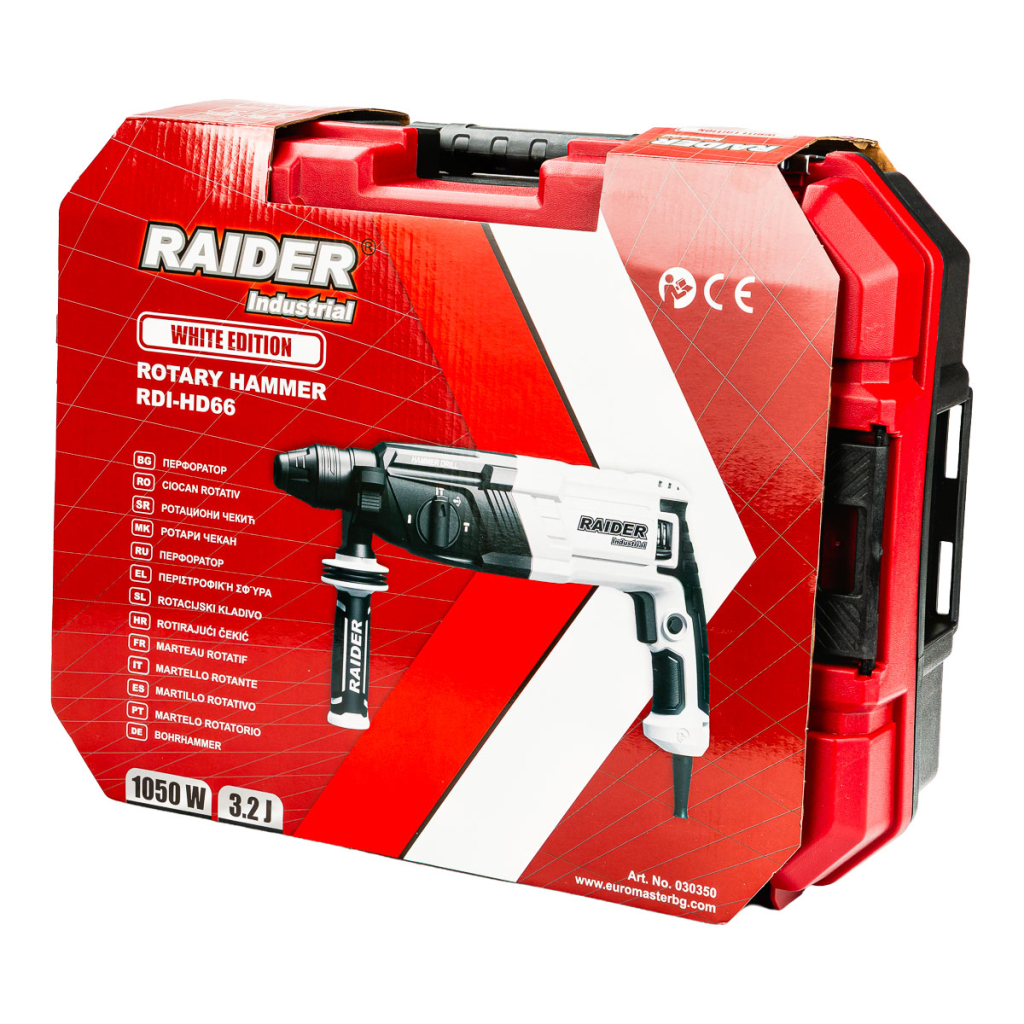 Перфоратор 1050W 30mm 3,2J 4 функции рег. обороти RDI-HD66