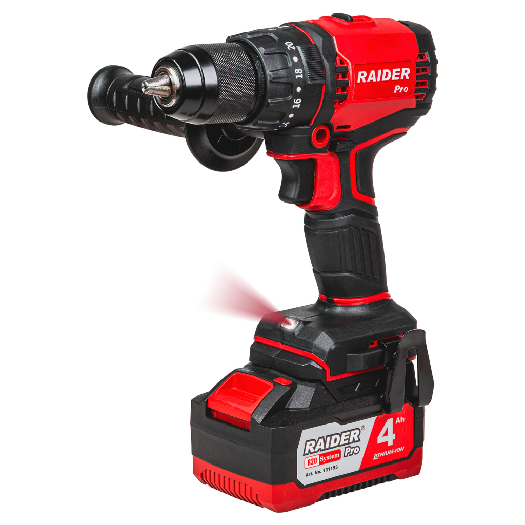 R20 Бормашина уд. безч. 2-ск. 13mm 60Nm 4Ah Case RDP-YBID20