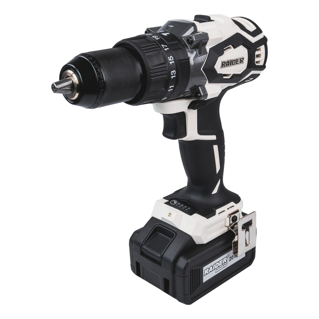 Бормашина ударна безч. 20V 2-ск. 4Ah 155Nm куфар RDI-CDB03W