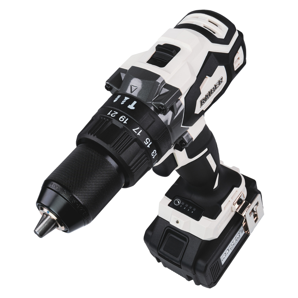 Бормашина ударна безч. 20V 2-ск. 4Ah 155Nm куфар RDI-CDB03W